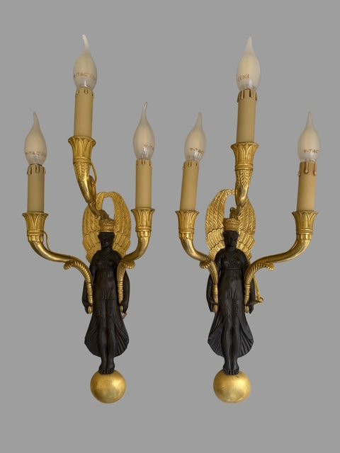 Coppia di appliques  Impero-photo-2