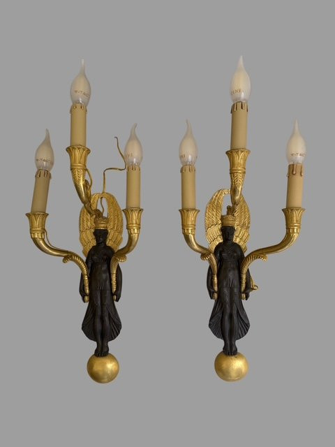 Coppia di appliques  Impero-photo-3