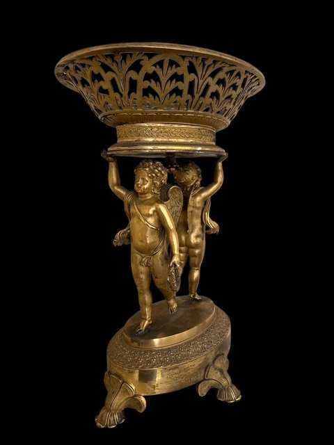 Centrotavola in bronzo impero -photo-2