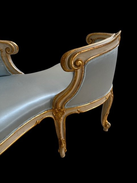 Divanetto laccato e dorato-photo-3