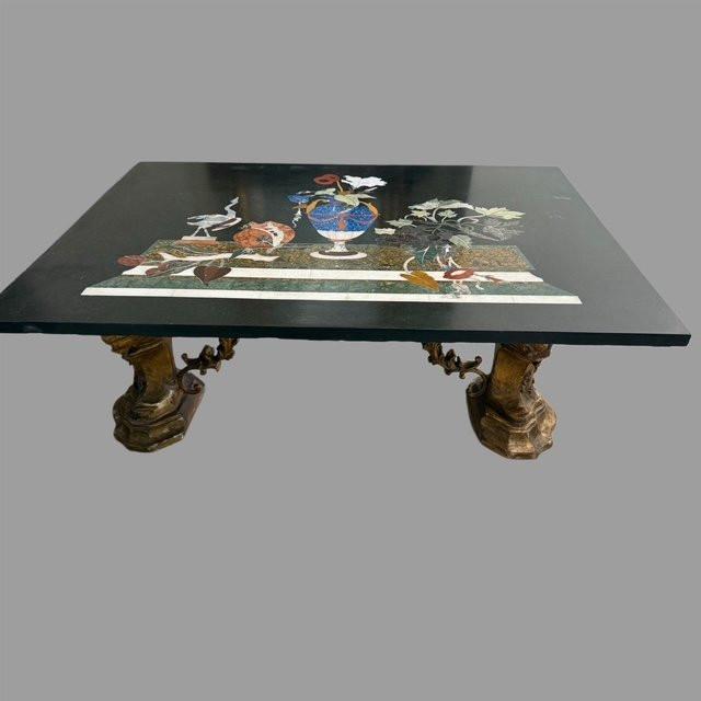 Piano con commesso in pietre dure -photo-2