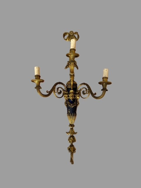 Coppia di appliques in bronzo -photo-3