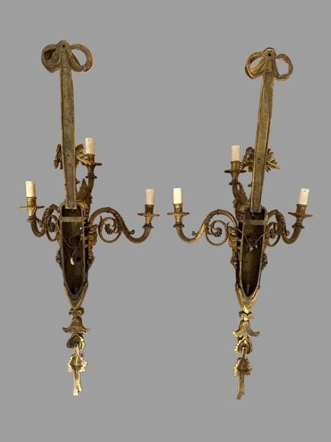 Coppia di appliques in bronzo -photo-4