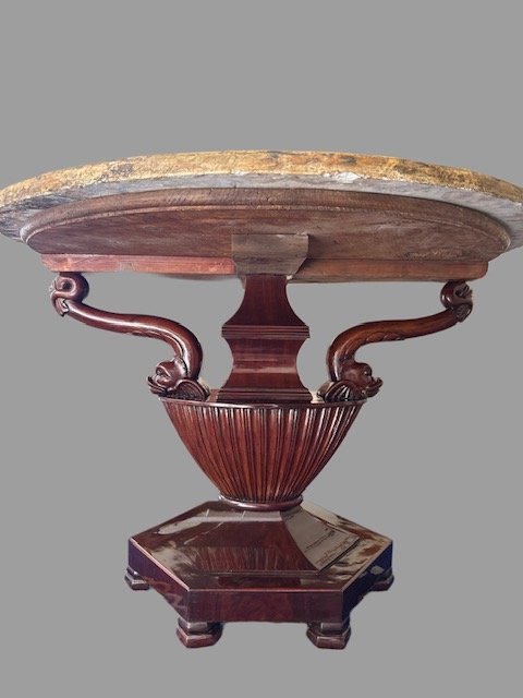 Tavolo con piano in scagliola-photo-1