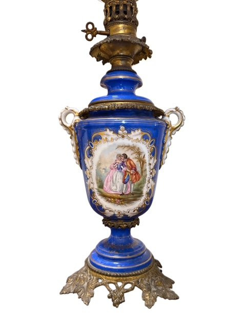 Coppia di lampade in porcellana -photo-4