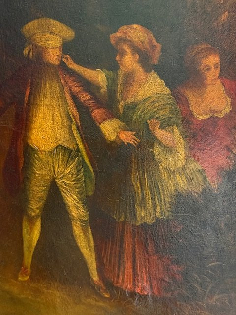 Paravento dipinto a sei pannelli -photo-7