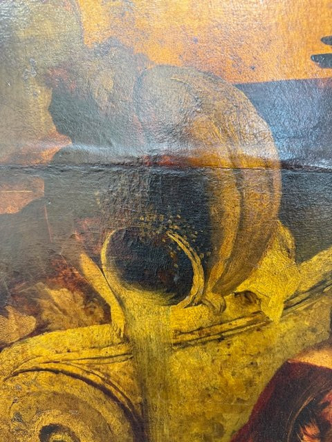 Paravento dipinto a sei pannelli -photo-8