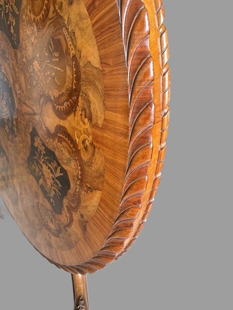 Tavolo da centro intarsiato-photo-3