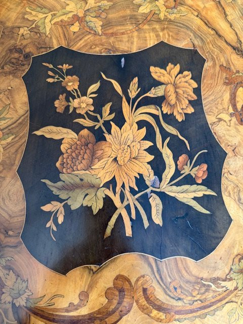 Tavolo da centro intarsiato-photo-5