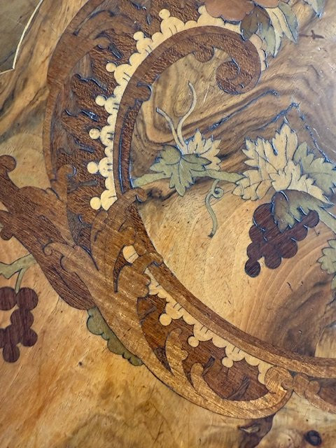 Tavolo da centro intarsiato-photo-7