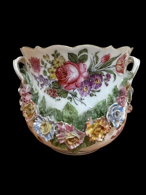 Coppia di cachepot in porcellana -photo-1