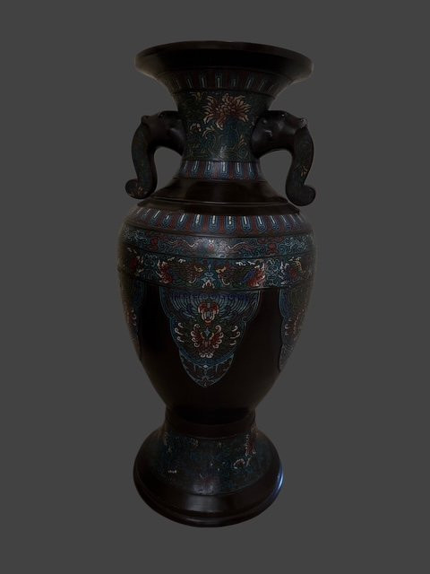 Coppia di vasi smaltati -photo-1