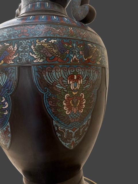 Coppia di vasi smaltati -photo-3