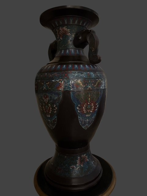 Coppia di vasi smaltati -photo-6