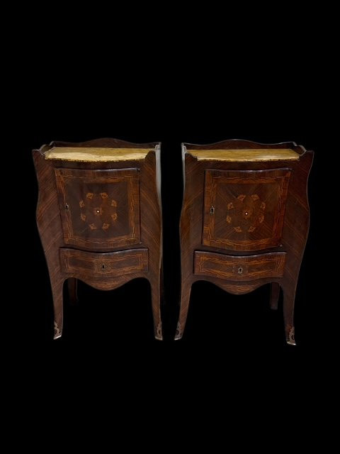 Coppia di mobiletti napoletani del settecento -photo-2