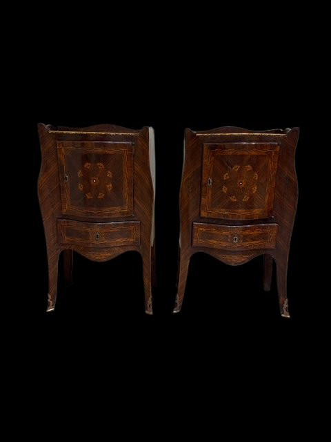 Coppia di mobiletti napoletani del settecento -photo-3