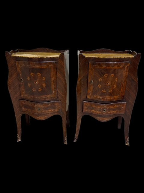Coppia di mobiletti napoletani del settecento -photo-3