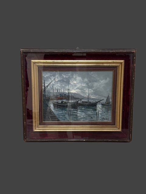 Dipinto olio su tela-photo-5