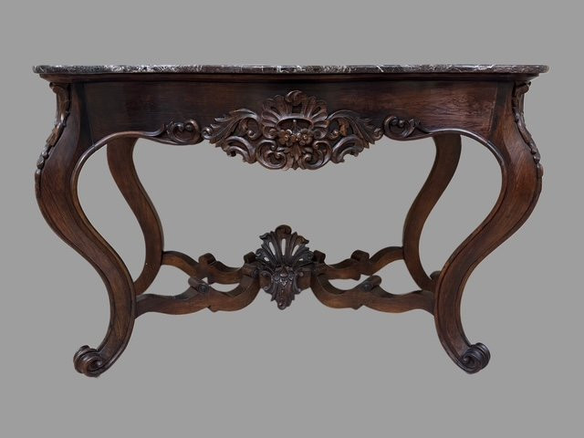 Consolle napoletana Luigi Filippo -photo-4