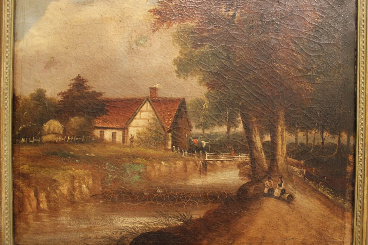 Dipinto olio su tela-photo-5