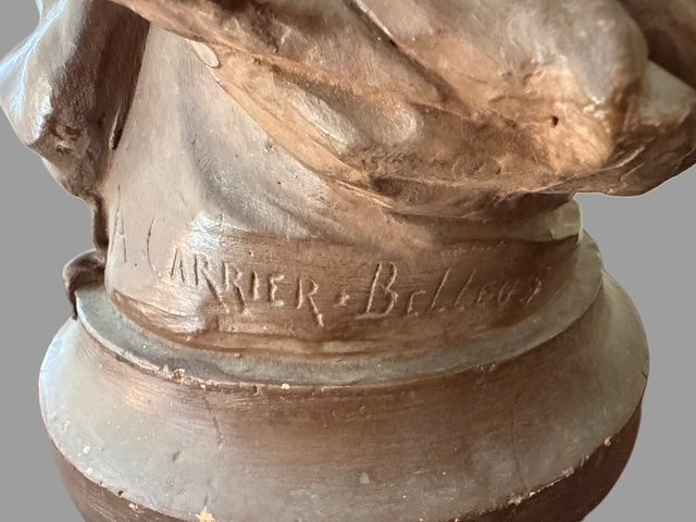 Coppia di sculture in terracotta -photo-8