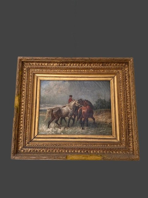 DIPINTO OLIO SU TAVOLA  -photo-2