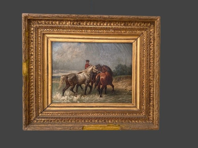 DIPINTO OLIO SU TAVOLA  -photo-3