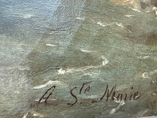 DIPINTO OLIO SU TAVOLA  -photo-2