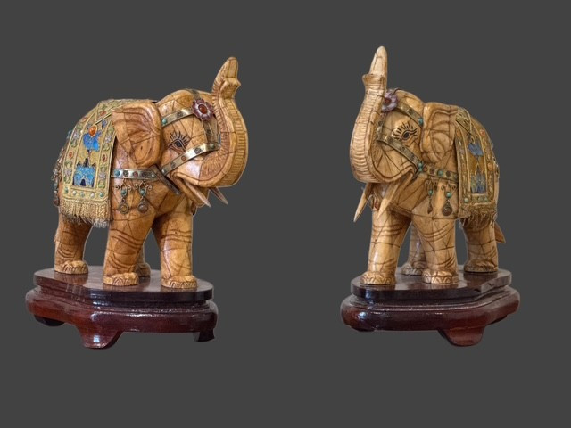 Coppia di sculture 