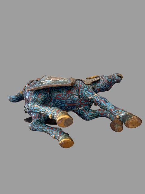 Coppia di cavalli Cloisonne' -photo-5