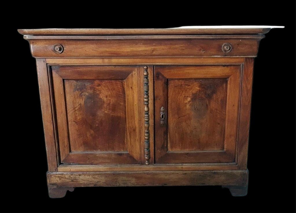 Credenza in noce a due ante, XIX secolo -photo-2