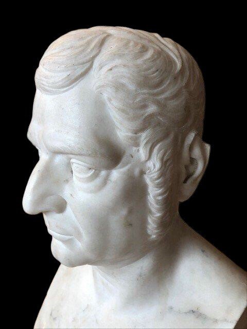 SCULTURA IN MARMO BIANCO-photo-7