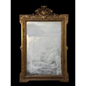 Specchiera dorata francese