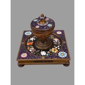 Calamaio in pietre dure 