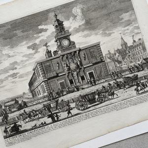 2 Engravings By Gabriel Pérelle - Views Of Paris Published By L. Mariette.