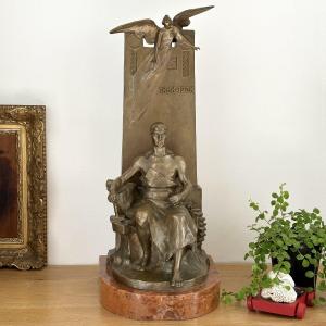 Monument To Workers - Hans Müller - Bronze