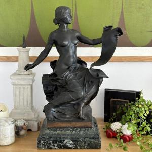 Allegory Of History - Georges Bareau - Barbedienne Bronze