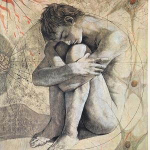 Pierre-yves Trémois - "the Birth Of The Superman" - Lithograph