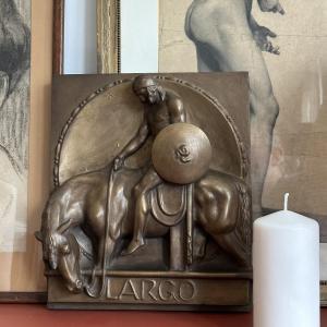 Four Art Deco Bas-reliefs - Hermann Feuerhahn - Plaster