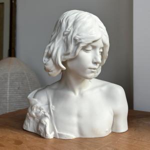 Saint John The Baptist - Alfred Lenoir - Sèvres Biscuit