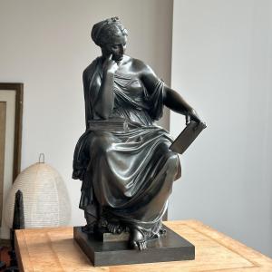 Allegory Of Science - Charles Gumery - Bronze With Patina