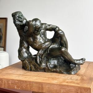 Hercules At Rest - Bronze - 20th Century