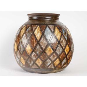 Large Ceramic Vase By Alexandre Kostanda (1921 - 2006)