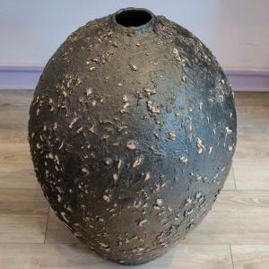 Large Ceramic Jar By Marc Uzan