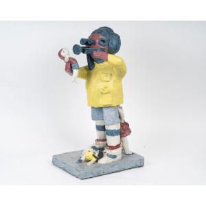 Ceramic Sculpture By Charles Semser (1922 - 2011)