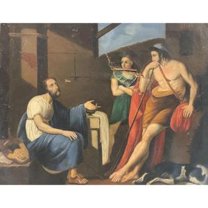 Omero Cieco - scuola Francese del XIX secolo
