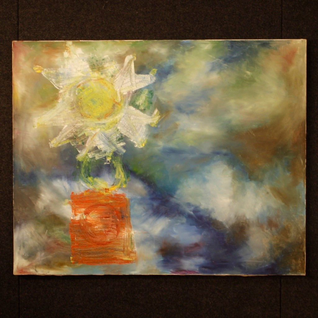 Dipinto olandese moderno soggetto astratto del XX secolo