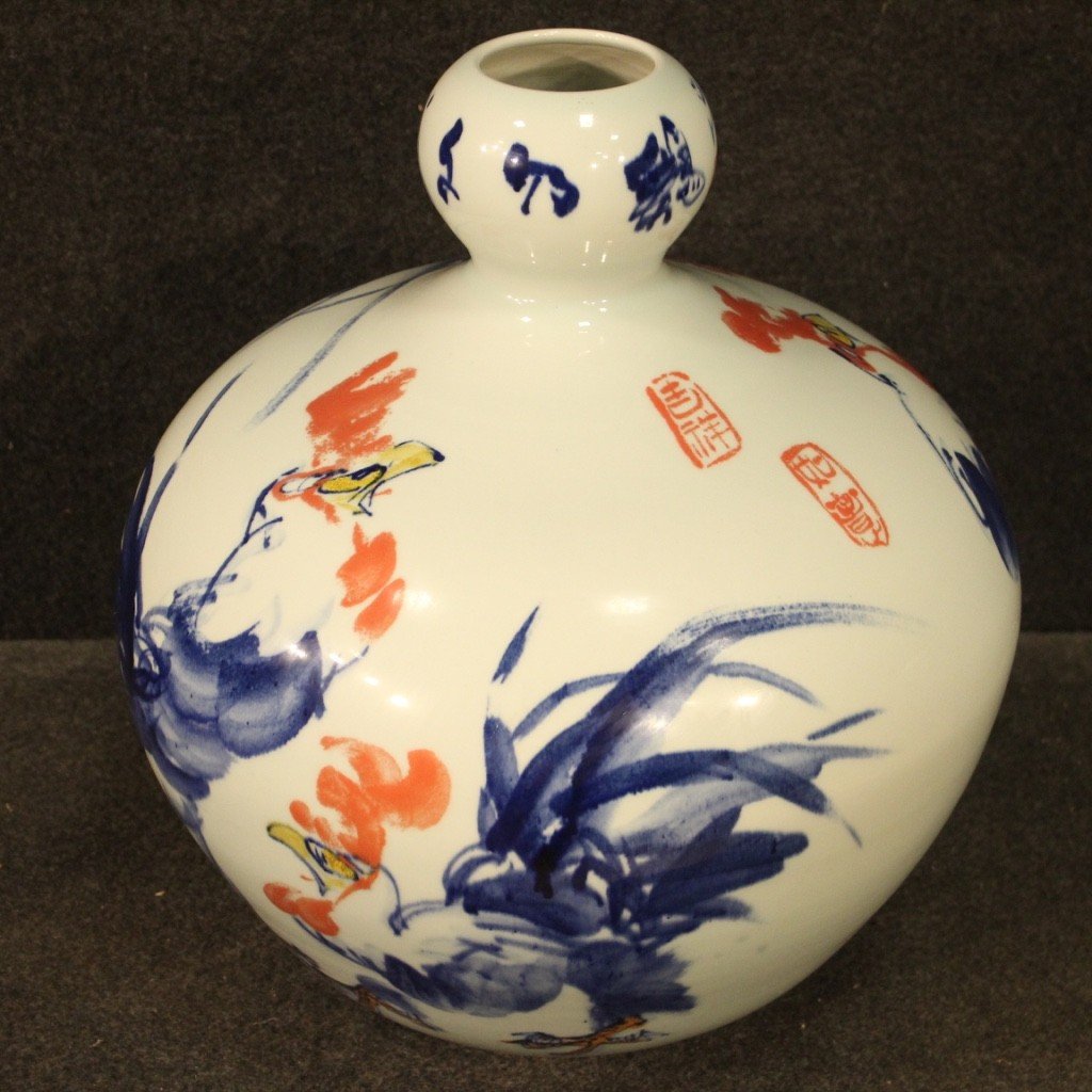 Vaso cinese in ceramica dipinta-photo-1