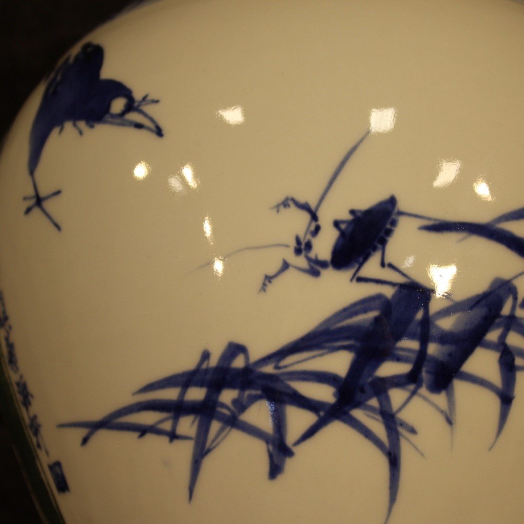 Vaso cinese in ceramica dipinta-photo-6