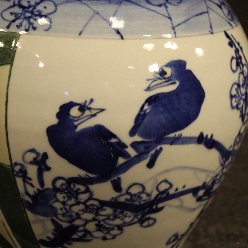 Vaso cinese in ceramica dipinta-photo-8